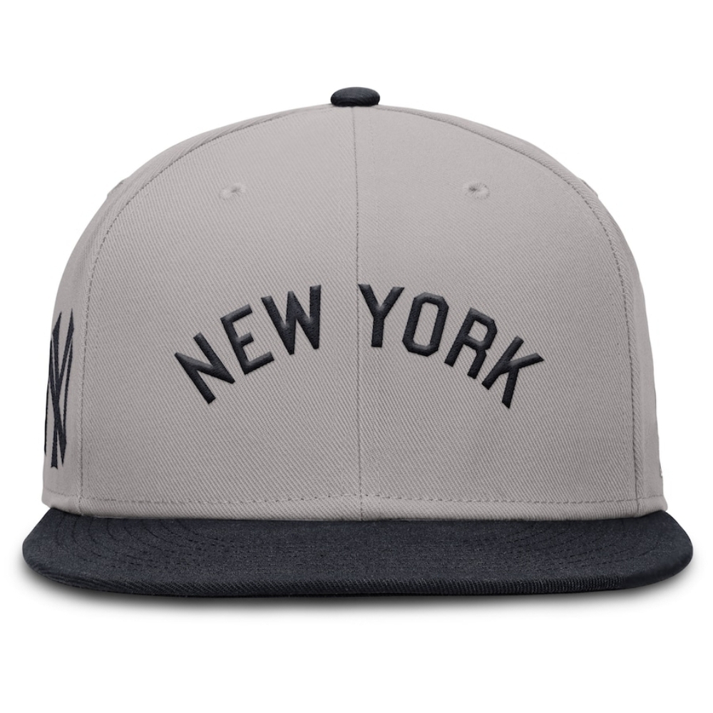 Genuine Merchandise Unisex Gray/Black New York Cap